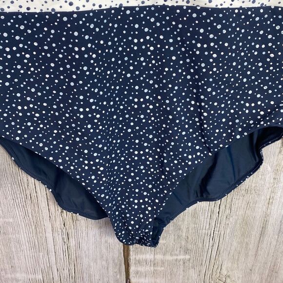 Calia Swimsuit Freckle Slate Long Sleeve One Piece Size 14 NWT B - Picture 5 of 14